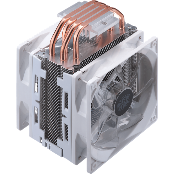 Cooler Master Hyper 212 LED Turbo White Edition, 600 - 1600 RPM, 180W, Full Socket Support