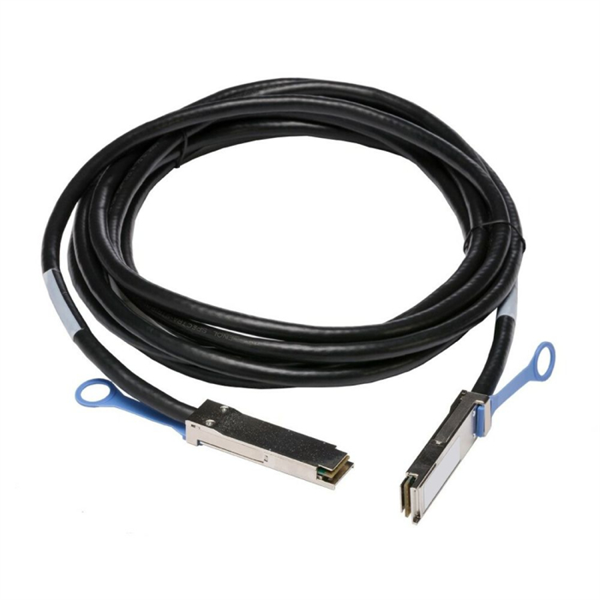 FiberTrade Кабель прямого подключения FT-QSFP+CabP-AWG26-5 (40G, 26AWG QSFP+, 5м)
