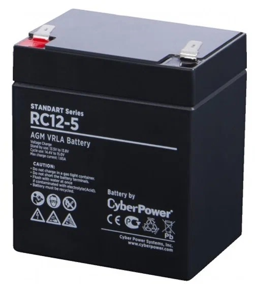 Аккумуляторная батарея CyberPower RC 12-5 / 12 В 5 Ач