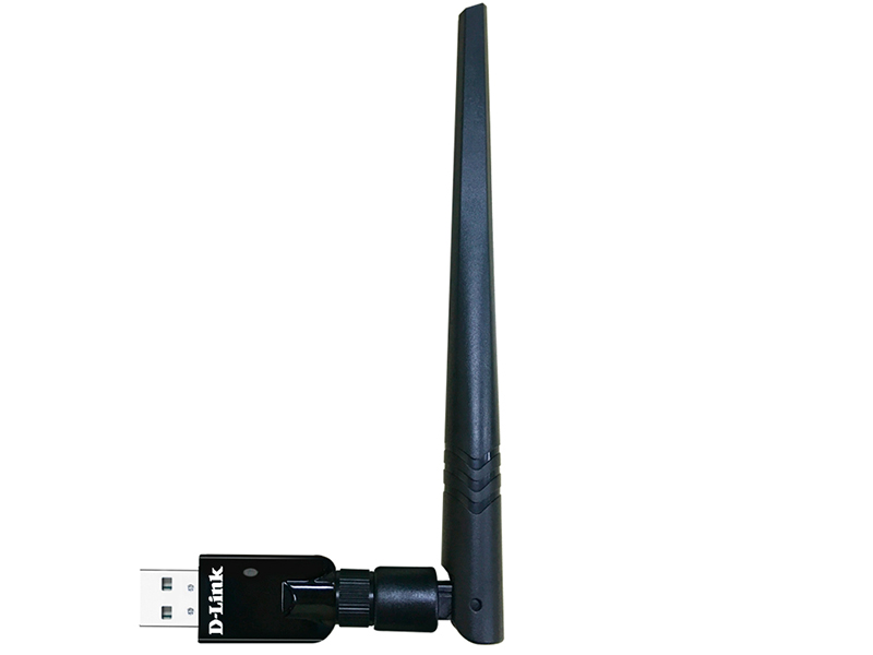 D-Link Беспроводной двухдиапазонный USB-адаптер AC600, 1 съемная антенна 5 дБи
