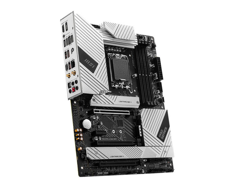 MSI PRO Z790-A MAX WIFI, Z790, LGA1700, 4DDR5, 3PCIEx16,1PCIEx1,4M.2,6SATA3,1USB3.2 Gen2X2,4U