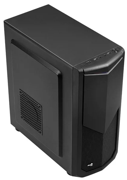 Aerocool TOMAHAWK-S-BK-v4 (ATX, без окна, USB3.0 x1, USB2.0 x2, 1x 12cm black fan)