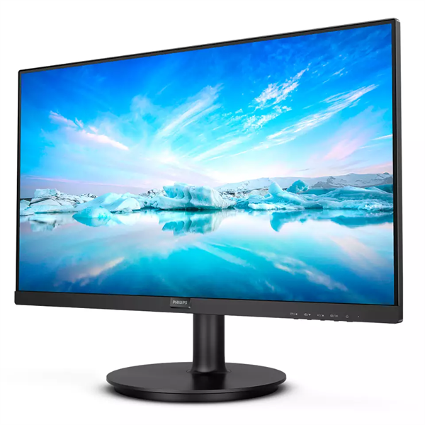 21,5" Philips 222V8LA 1920x1080@75Гц VA LED LED 16:9 4ms VGA DP HDMI Mega Infinity DCR 3000:1 178/178 250cd 2*Speakers 2Вт Tilt Black