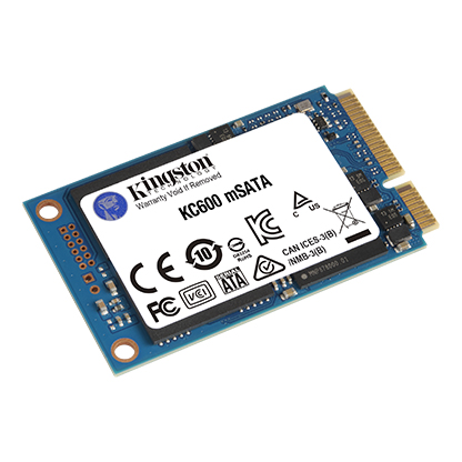 Kingston SSD 256GB SKC600MS mSATA R550/W500MB/s 3D TLC MTBF 2M 150TBW Retail 1 year