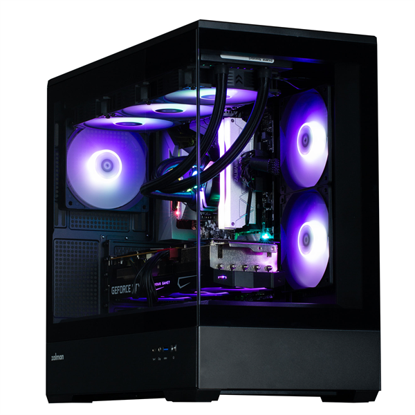 ZALMAN P30, MATX, BLACK, WINDOW, 2x3.5", 3x2.5", 1xUSB TYPE-C, 1xUSB3.0, SIDE 2x120mm ARGB, REAR 1x120mm ARGB