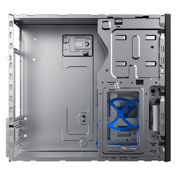 Slim Case Powerman EL555 Black PM-450TFX,80+Bronze U3.0*2+U2*2+2*combo Audio: fan 9cm; intrusion switch mATX, Mini-ITX