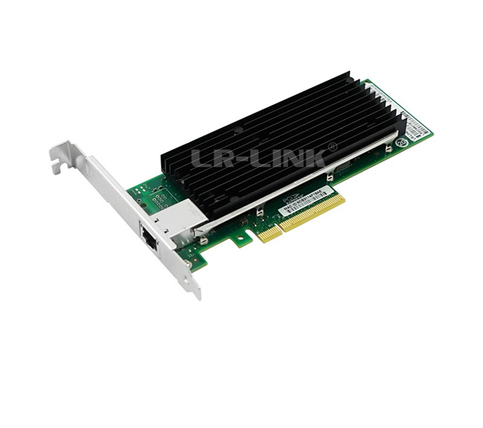 LR-Link NIC PCIe x8, 1 x 10G, Base-T, Intel X540 chipset (FH+LP)