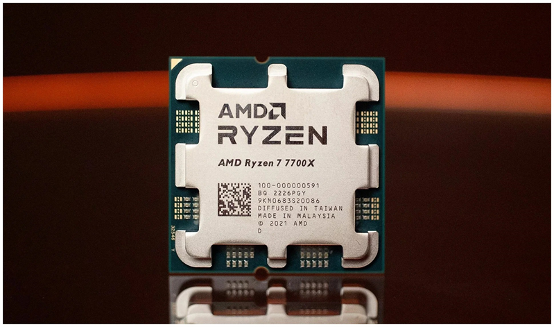 CPU AMD Ryzen 7 7700X, 8/16, 4.5-5.4GHz, 512KB/8MB/32MB, AM5, Radeon, 105W, OEM, 1 year