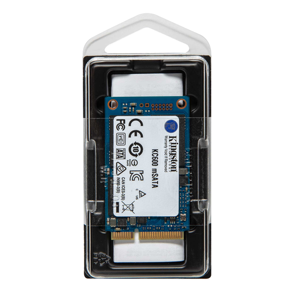 Kingston SSD 1TB SKC600MS mSATA R550/W520MB/s 3D TLC MTBF 2M 600TBW Retail 1 year