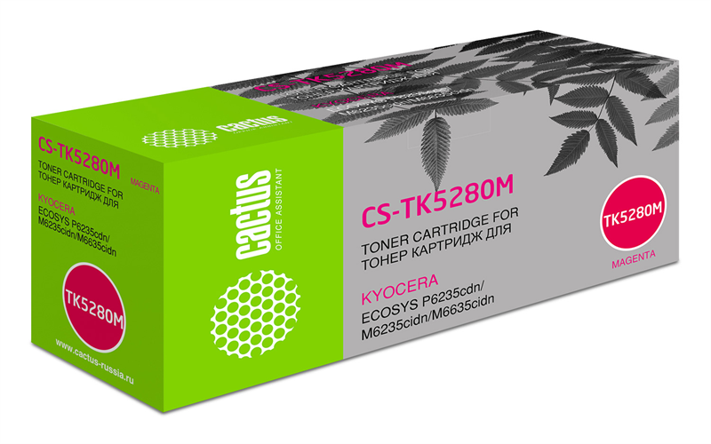 Cactus CS-TK5280M TK-5280M пурпурный (11000стр.) для Kyocera Ecosys P6235cdn/M6235cidn/M6635cidn