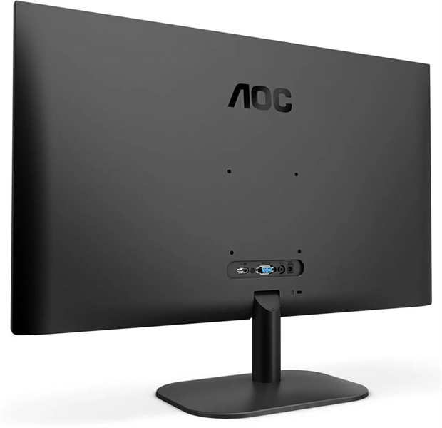 23,8" AOC 24B2XDA 1920x1080, WLED, 16:9, IPS, 250 cd, 1000:1, 20M:1, 4ms, 178/178, VGA, DVI, HDMI, 75Hz, Speakers, Tilt, Внеш, VESA, Black, 3y