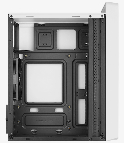 Aerocool CS-109-S-WT-v1 (mATX, белый, без БП, USB3.0 x1, USB2.0 x2, 12cm black fan x 1)