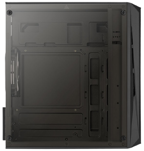 Aerocool Cs-107-A-BK-v2 (mATX, без БП, Window, USB3.0 x1, USB2.0 x1, 12cm FRGB fans x3)