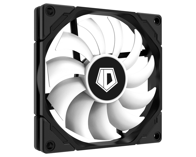 ID-COOLING TF-9215 PWM 92x92x15мм (168шт./кор, PWM, 4pin, черный, резиновые углы, 700-2500об/мин) BOX