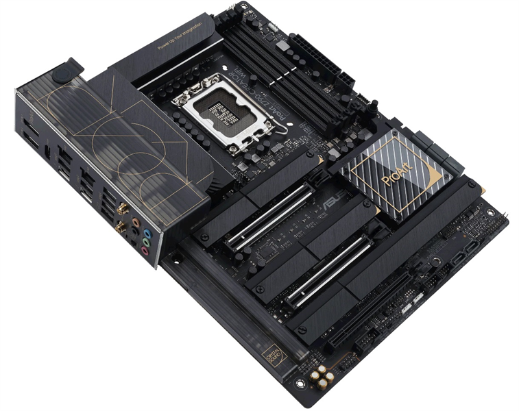 ASUS PROART Z790-CREATOR WIFI, LGA1700, Z790, 4*DDR5, HDMI, 8*SATA, 5*M.2, 6*USB 3.2, 4*USB 2.0, Type-C, 3*PCIx16, 2*DP+HDMI, ATX; 90MB1DV0-M0EAY0
