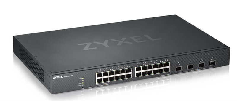Smart L3 Lite коммутатор Zyxel NebulaFlex XGS1930-28, rack 19", 24xGE, 4xSFP+, бесшумный (без вентилятора)