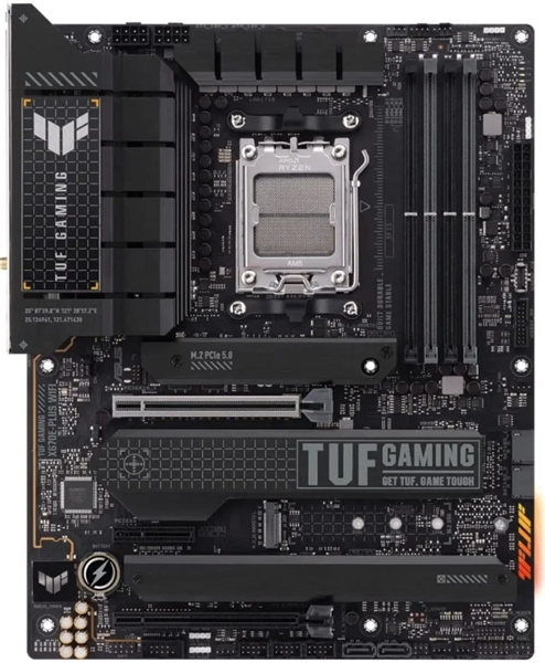 ASUS TUF GAMING X670E-PLUS WIFI, AM5, X670, 4*DDR5, 4*SATA, 4*M.2, 8*USB 3.2, Type-C, 2*PCIx16, 1*PCIx4, ATX; 90MB1BK0-M0EAY0