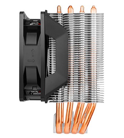 Cooler Master Hyper H411R (RR-H411-20PW-R1), 600-2000 RPM, White LED fan, Full Socket Support