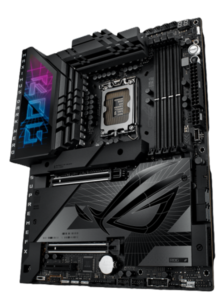 ASUS ROG MAXIMUS Z790 DARK HERO, LGA1700, Z790, 4*DDR5, 4*SATA, 5*M.2, 9*USB 3.2, 2*USB4, Type-C, 2*PCIx16, 1*PCIx4, HDMI, ATX; 90MB1F90-M0EAY0