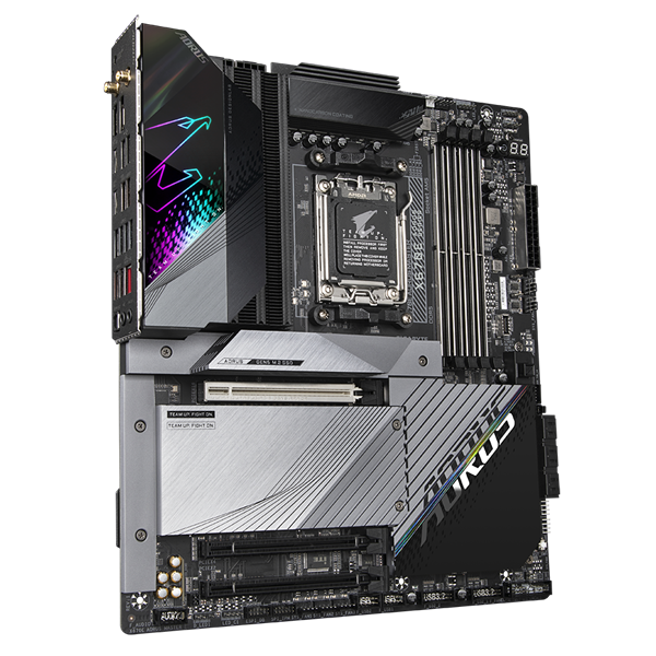 GIGABYTE X670E AORUS MASTER, AM5, X670, 4*DDR5, 6*SATA, 4*M.2, 8*USB 3.2, 4*USB 2.0, Type-C, 3*PCIx16, HDMI+DP, ATX