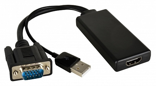 Kramer ADC-GM/HF Переходник VGA вилка на HDMI розетка активный