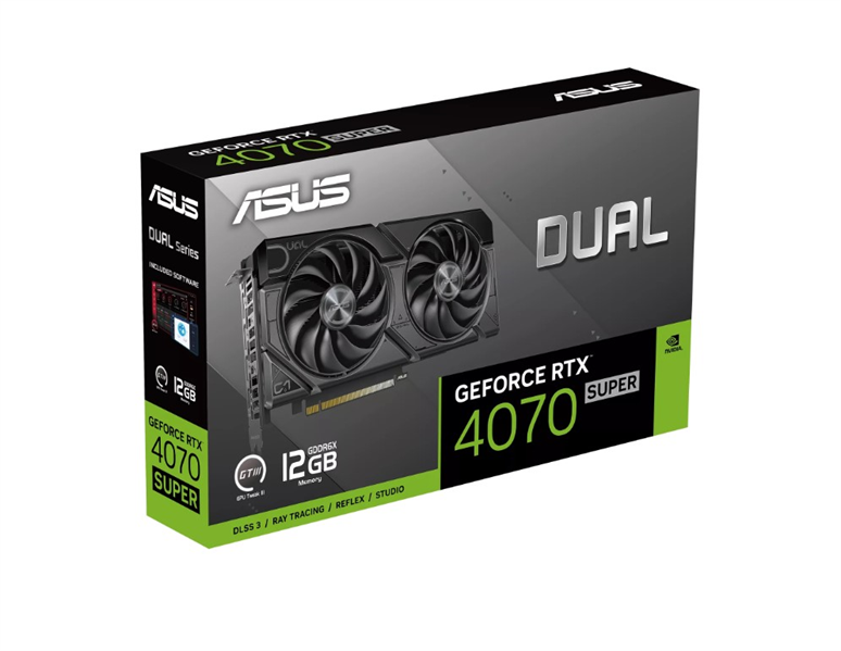 ASUS DUAL-RTX4070S-12G-EVO//RTX4070S HDMI DP*3 12G D6X; 90YV0KC1-M0NA00