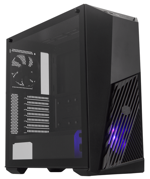 Cooler Master MasterBox K501L, 1xUSB3.0, 1xUSB2.0, 1x120 Fan, 1x120 RGB Fan, TG, w/o PSU, Black, ATX
