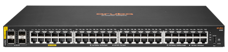 Aruba 6100 48G Class4 PoE 4SFP+ 370W Switch (repl. for JL357A#ABB)