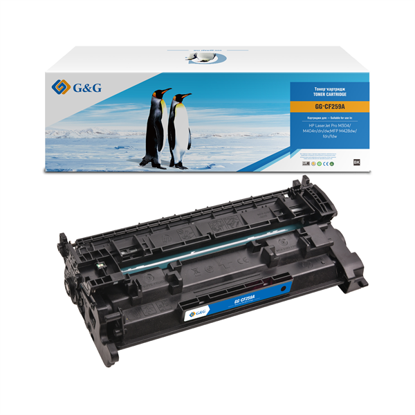 Cartridge G&G 59A для HP LJ M304/M404/M428, с чипом (3 000стр.) (аналог CF259A)