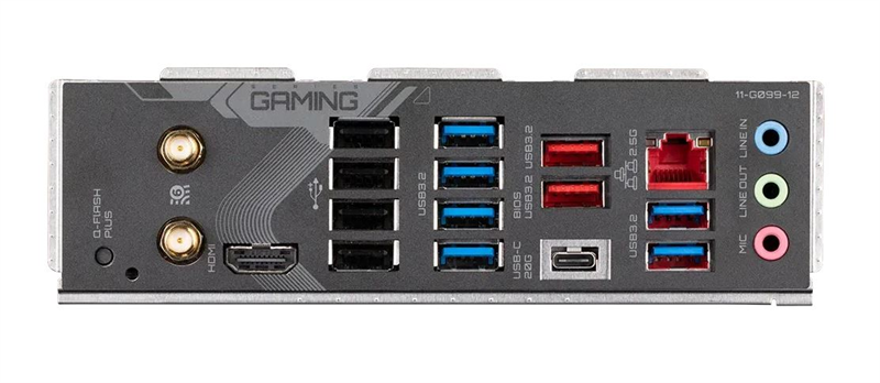 GIGABYTE X670 GAMING X AX, AM5, X670, 4*DDR5, 4*SATA, 4*M.2, 8*USB 3.2, 4*USB 2.0, Type-C, 3*PCIx16, HDMI, ATX
