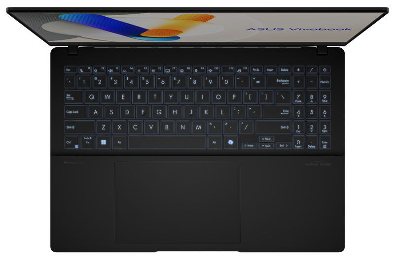 ASUS Vivobook S 15 OLED S5506MA-MA070W Intel Core Ultra 9 185H/LPDDR5X 16GB/1TB SSD/15.6" 3К (2880 x 1620) OLED 120Hz/WIN11 HOME Rus/1.3Kg/Neutral Black/RU_EN_KEYBOARD