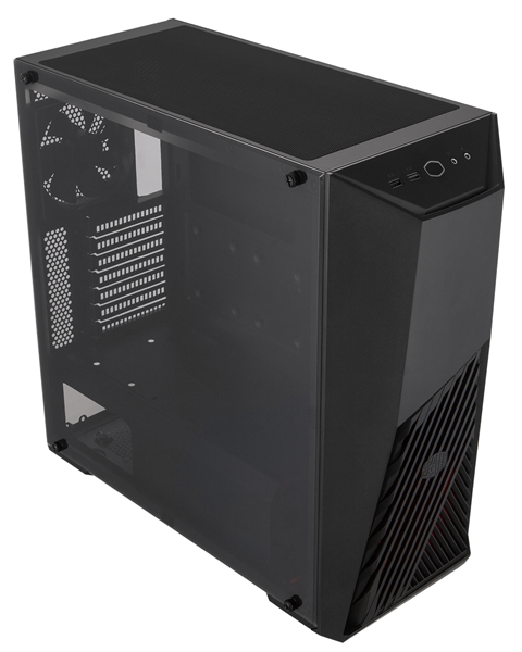Cooler Master MasterBox K501L, 1xUSB3.0, 1xUSB2.0, 1x120 Fan, 1x120 RGB Fan, TG, w/o PSU, Black, ATX