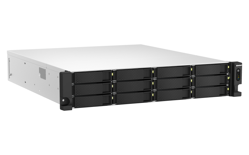 QNAP ENTERPRISE 2U/18bay 6C 2,9GhzCPU/32Gb(upto128Gb)/12 SATA(3,5" 2,5")/6 HDD/SSD SATA(2,5")/4xUSB/3xExp.slot/2x2,5Gb 2x10Gb(BASE-T)/iSCSI/2xPS/no rail(RAIL-B02)/5YW TS-h1887XU-RP-E2336-32G-EU-RU