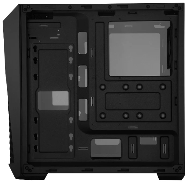 Cooler Master MasterBox K501L, 1xUSB3.0, 1xUSB2.0, 1x120 Fan, 1x120 Red Led Fan, w/o PSU, Black, ATX