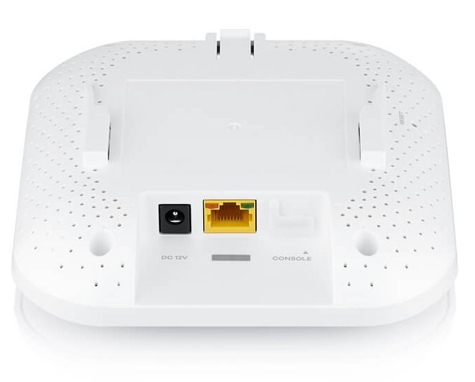 Точка доступа Zyxel NebulaFlex NWA90AX, Wi-Fi 6 (AX1800), MU-MIMO 2x2+2x2, 1xLAN GE, БП в комплекте