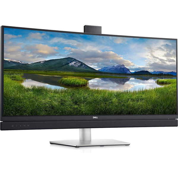 Dell 34" C3422WE Curved S/BK (IPS;21:9;300cd/m2;1000:1;3440x1440;5ms;178/178;1.07 bill;DP;DP out;HDMI2.0,2xUSB-C;4xUSB;RJ45;WebCam;Mcr; Spk 2x5W;HAS;Tilt;Swiv;VESA)