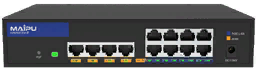 Maipu IGW500-200-P internet gateway, integrated Routing, Switching, Access Controller, 12*1000M Base-T interfaces, 8*1000M PoE,(Controller Mode: 64 Units AP; Gateway Mode: 32 Units AP)