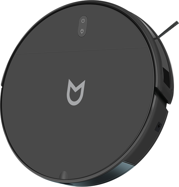 Robot vacuum IRBIS Bean 0321, 2600 mAh, 28W, black. Incl.: charging stat, power adapter, remote, AAA batt. 2, nozzle & cloth for wet, water tank, dust collector, brushes 2, filter 4, cleaning brush