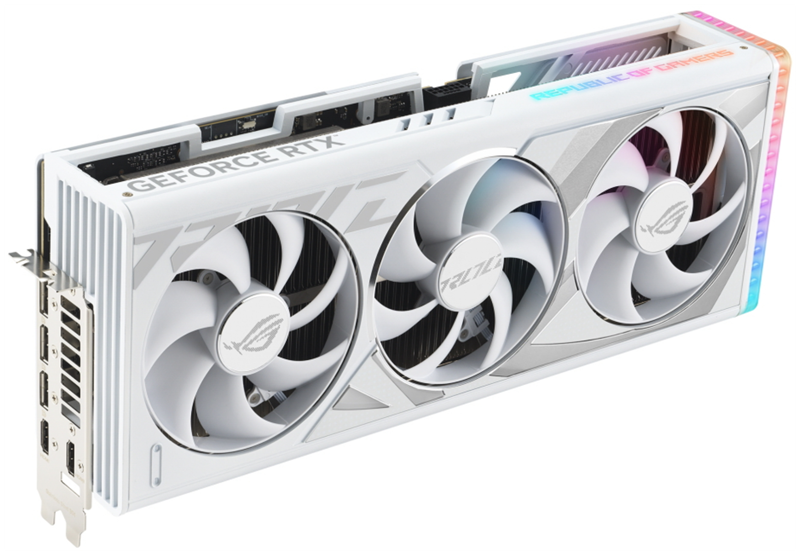 ASUS ROG-STRIX-RTX4080S-O16G-WHITE//RTX4080S HDMI*2 DP*3 16G D6X; 90YV0KB2-M0NA00