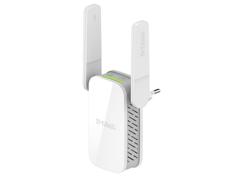 D-Link Двухдиапазонный беспроводной повторитель АС1200, 1x100Base-TX, 1 внешняя несъемная антенна 3 дБи, 1 внешняя несъемная антенна 2 дБи