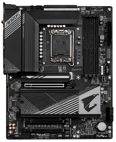 GIGABYTE B760 AORUS ELITE AX DDR4, LGA1700, B760, 4*DDR4, 4*SATA, 3*M.2, 5*USB 3.2, 4*USB 2.0, Type-C, 3*PCIx16, HDMI+DP, ATX