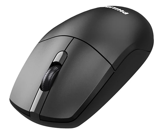 Philips Беспроводная Мышь SPK7347 2,4 GHz , 3 кноп., 1600dpi, Чёрный