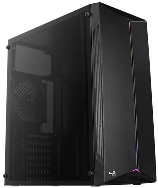 Aerocool Split-A-BK-v1 (ATX, Acrylic Window, RGB, USB3.0 x1, USB2.0 x2)