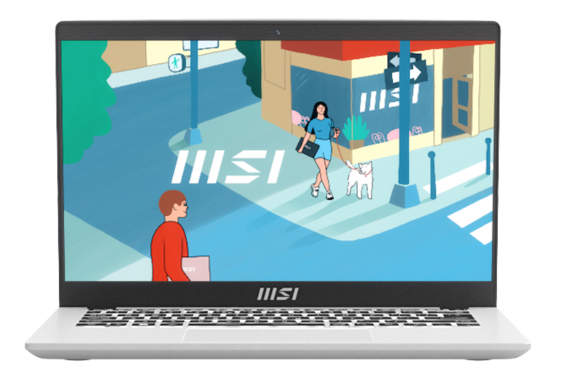 Modern 14 Core i5-1335U 14" FHD (1920*1080), 60Hz IPS Onboard DDR4 16GB Iris Xe Graphics 512GB SSD 3 cell (39.3Whr) 1.6kg backlight (White) Win11 Pro,1y Urban Silver,KB Eng/Rus