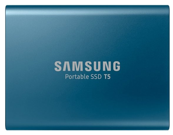 SSD Samsung T5 External 500Gb BLUE USB 3.1 (MU-PA500B/WW) 1year