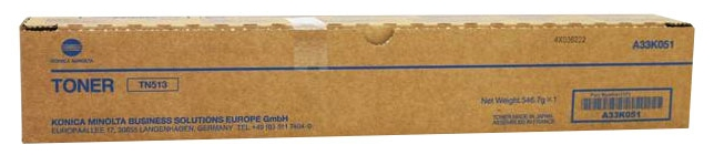 Konica Minolta toner cartridge TN-513 black for bizhub 454e/554e 29 280 pages