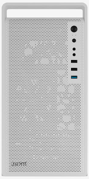 Aerocool CS-109-S-WT-v1 (mATX, белый, без БП, USB3.0 x1, USB2.0 x2, 12cm black fan x 1)