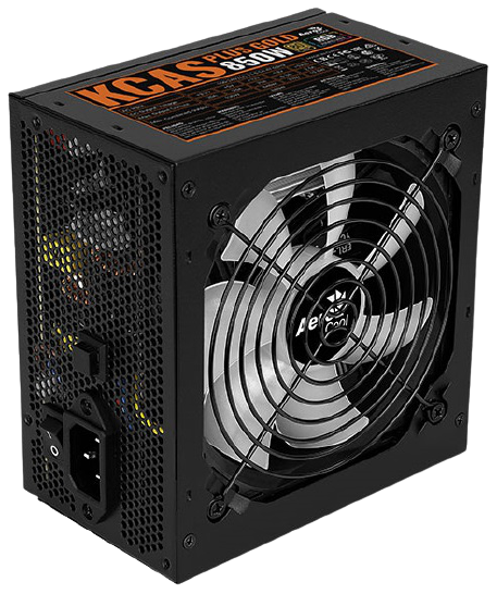Aerocool KCAS PLUS GOLD 850W <850W, ATX v2.4, APFC, Fan ARGB 12cm, 80+ Gold, Retail>