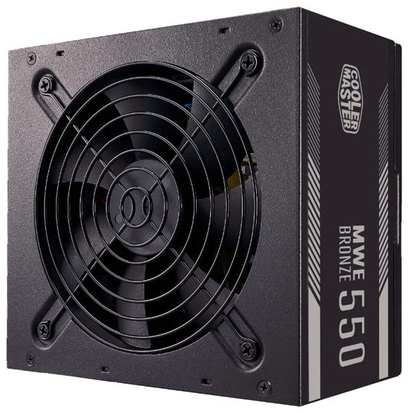 Cooler Master MWE Bronze, 550W, ATX, 120mm, 6xSATA, 2xPCI-E(6+2), APFC, 80+ Bronze