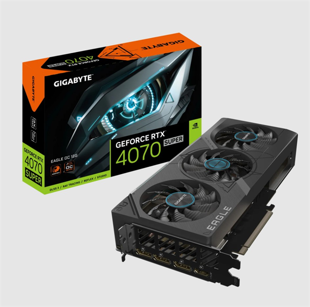 GIGABYTE RTX4070 Super EAGLE OC 12GB//RTX4070 Super, HDMI, DP*3, 12G,D6X